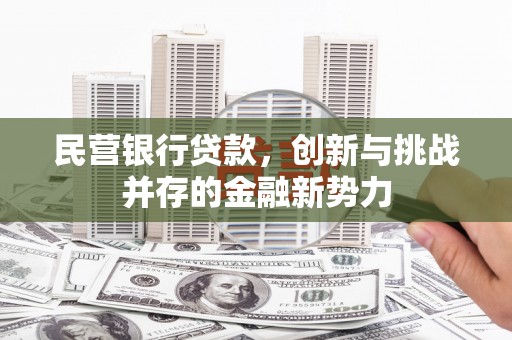 吴川民营银行贷款，创新与挑战并存的金融新势力