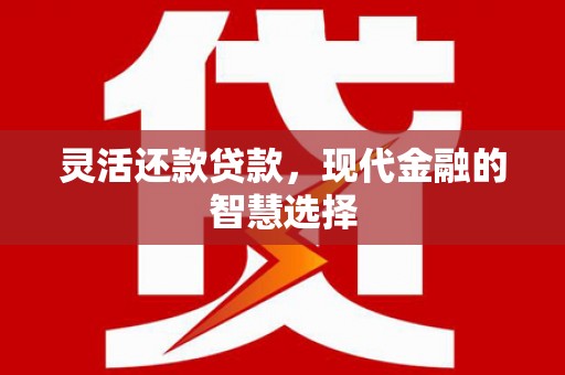 吴川灵活还款贷款，现代金融的智慧选择