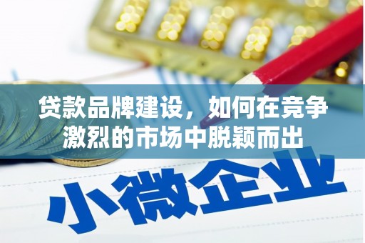 吴川贷款品牌建设，如何在竞争激烈的市场中脱颖而出