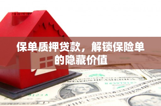 吴川保单质押贷款，解锁保险单的隐藏价值