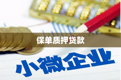 吴川保单质押贷款