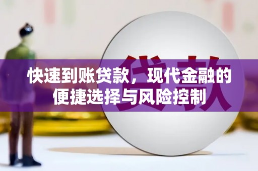 吴川快速到账贷款，现代金融的便捷选择与风险控制