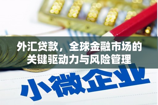吴川外汇贷款，全球金融市场的关键驱动力与风险管理