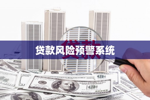 吴川贷款风险预警系统