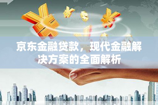 吴川京东金融贷款，现代金融解决方案的全面解析