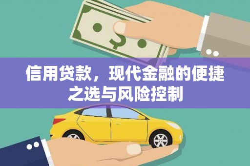 吴川信用贷款，现代金融的便捷之选与风险控制