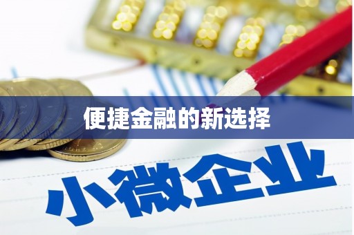 吴川便捷金融的新选择