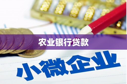 吴川农业银行贷款