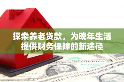 吴川探索养老贷款，为晚年生活提供财务保障的新途径
