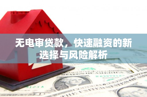 吴川无电审贷款，快速融资的新选择与风险解析