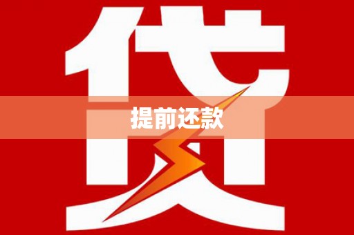 吴川提前还款