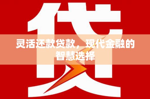 吴川灵活还款贷款，现代金融的智慧选择