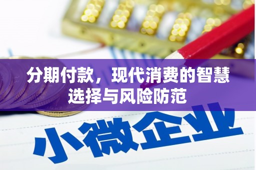 吴川分期付款，现代消费的智慧选择与风险防范