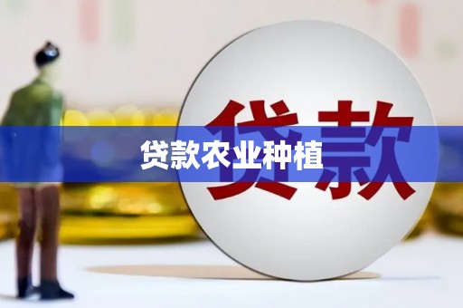 吴川贷款农业种植