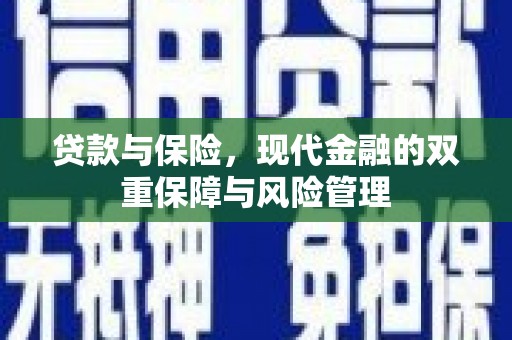 吴川贷款与保险，现代金融的双重保障与风险管理