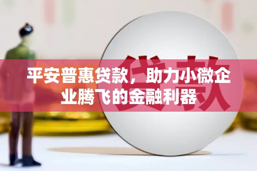 吴川平安普惠贷款，助力小微企业腾飞的金融利器