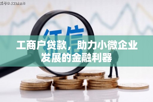吴川工商户贷款，助力小微企业发展的金融利器