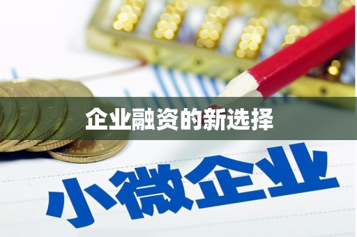 吴川企业融资的新选择