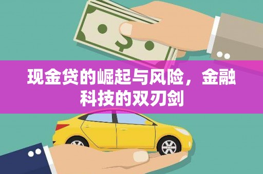吴川现金贷的崛起与风险，金融科技的双刃剑