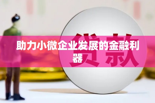 吴川助力小微企业发展的金融利器