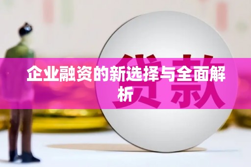 吴川企业融资的新选择与全面解析