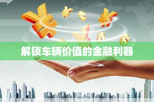 吴川解锁车辆价值的金融利器