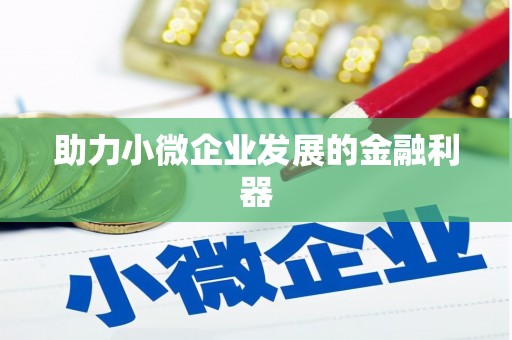 吴川助力小微企业发展的金融利器